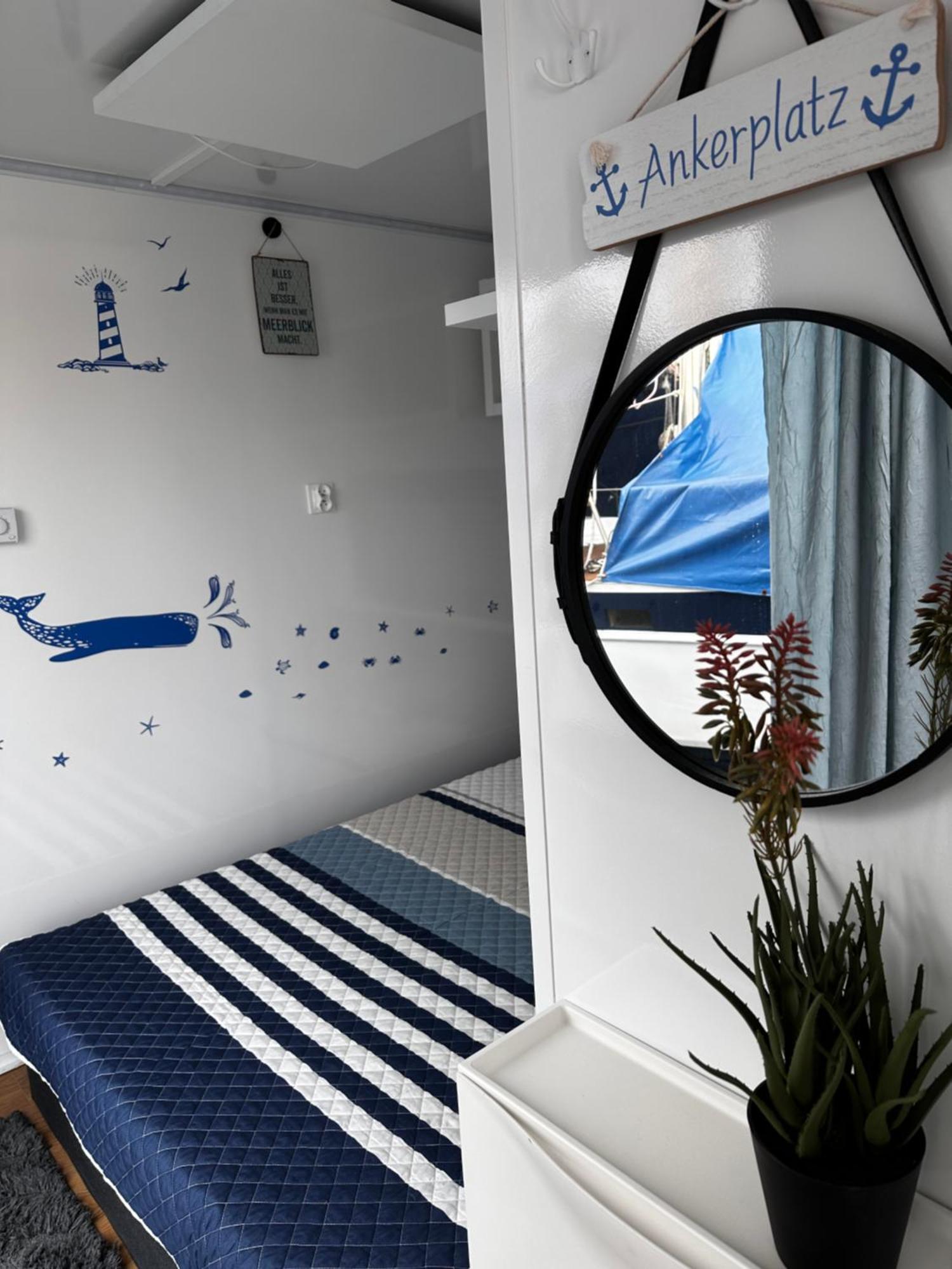 Апартаменты Premium Hausboot Trave Traum Любек Экстерьер фото